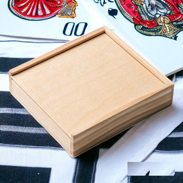 Набор из 2 настольных игр BRISCA / Французские карты и игральные кости в деревянном футляре